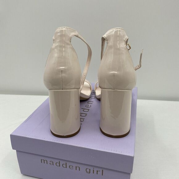 Madden Girl STAR Block Heel Platform Sandal Ankle Strap Square Toe Pink Size 11 - Picture 10 of 13